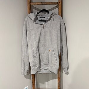 Carhartt Gray Zip Up Men's Sweater